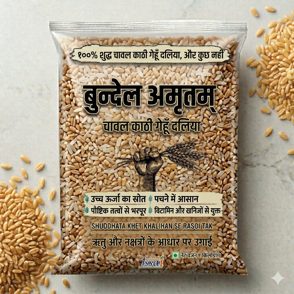चावल काठी गेहूँ — Bundelkhand Local Heritage Wheat
