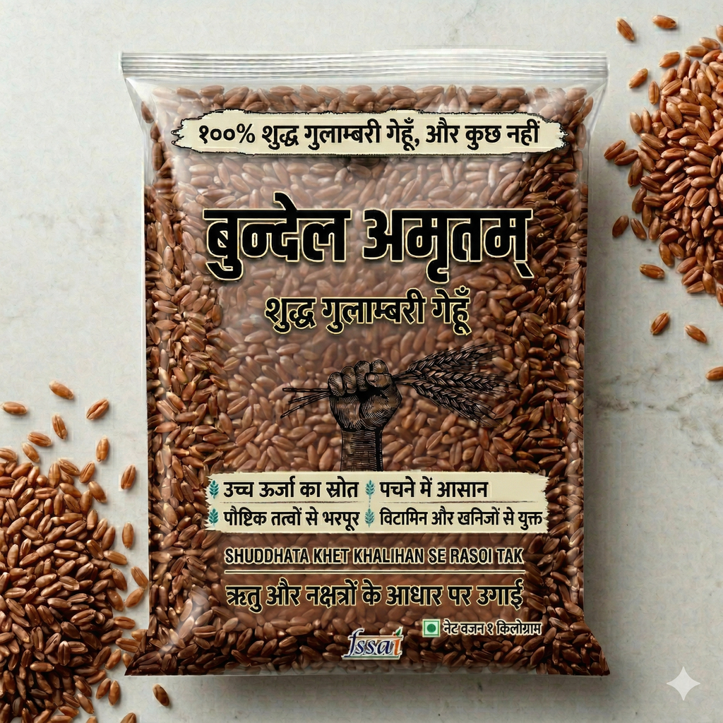 खपली गेहूँ — Emmer Wheat Diabetic Friendly