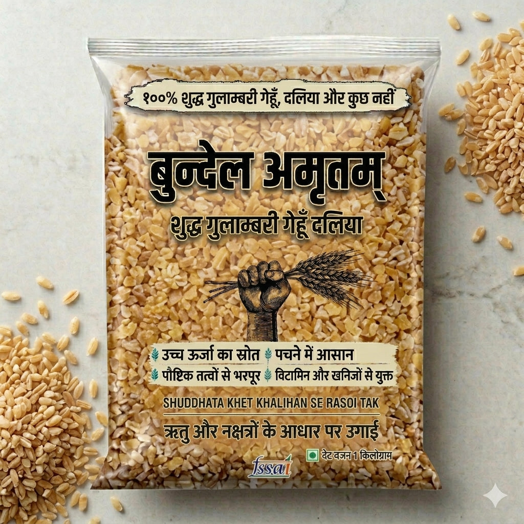 गुलाम्बरी गेहूँ — Rare Pigmented Heritage Wheat